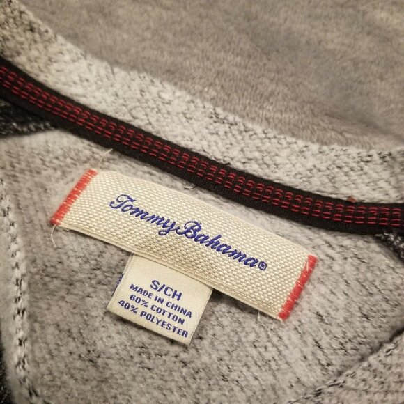 Tommy Bahama Mens Crew Neck Heather Gray Pullover Sweater Small Long Sleeve - Picture 3 of 8